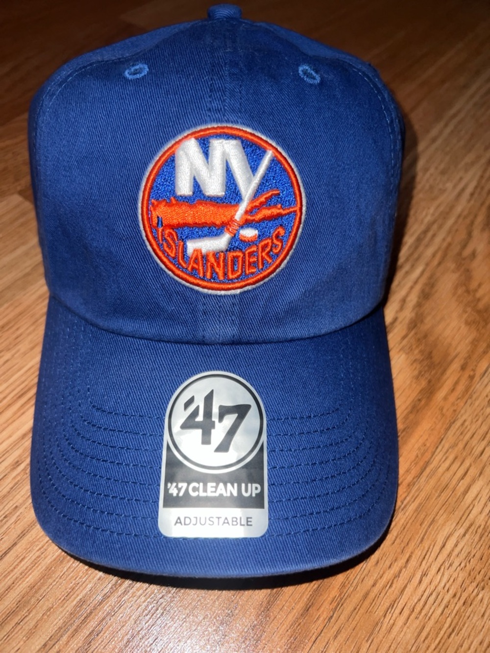 47 Blue NY Islanders Embroidered Logo Cap
